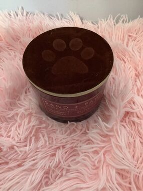 New Sand + Fog Paws Cranberry Scented Candle Ideal for Houses with Pets